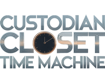 Custodian Closet Time Machine Logo