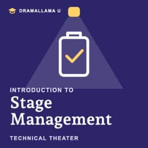 Introduction to Stage Management — Dramallama U unit logo